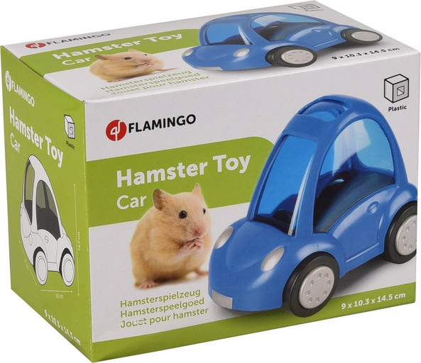 Flamingo f-210118 - Voiture de Jeu pour Hamster en Cage