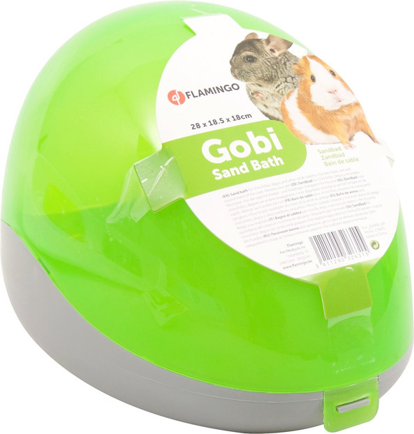 Flamingo f-210070 - Baignoire à Sable Fluo pour Rongeurs Heureux
