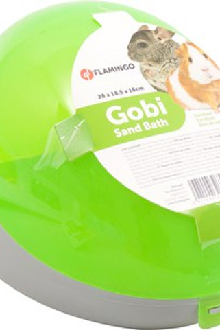 Flamingo f-210070 - Baignoire à Sable Fluo pour Rongeurs Heureux