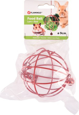 Flamingo f-210165 - Balle à nourriture Rond Rouge