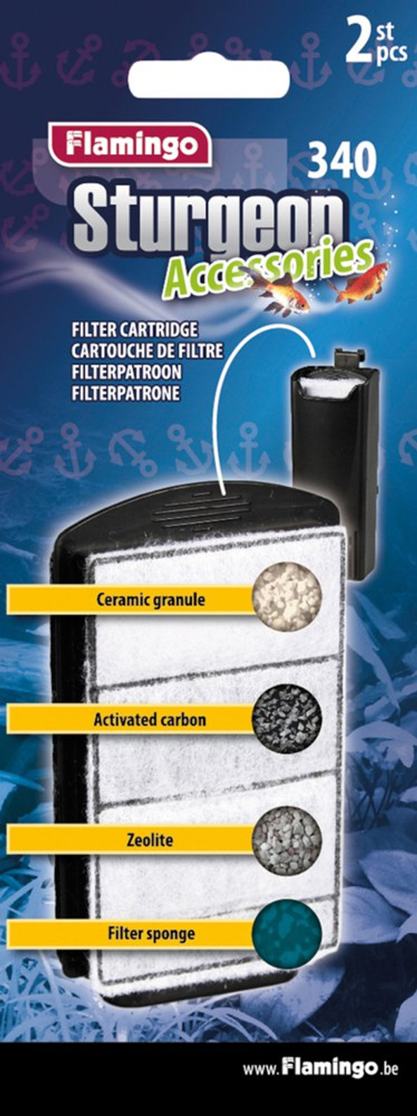 Flamingo f-400115 - Aquarium Advanced Filtration Cartridge System