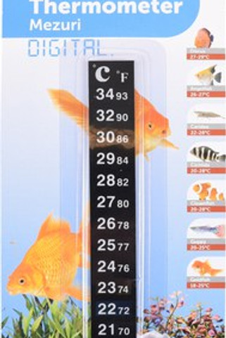 Flamingo f-400081 - Thermomètre Aquarium Mezuri pour Poissons Sains