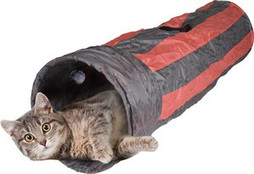 Flamingo f-33161 - Jouet Tunnel avec balle Gris & Rouge