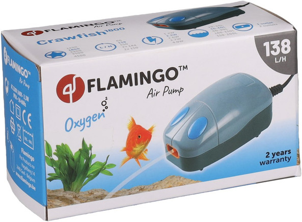 Flamingo f-401876 - Pompe à Air Aquarium Haute Performance
