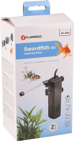 Flamingo f-401871 - Filtre Aquarium Swordfish Intérieur Multifonction