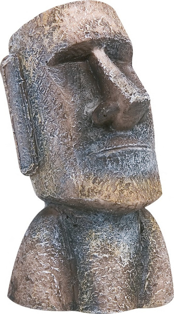 Flamingo f-401643 - Natural Moai Aquarium Decor Statue