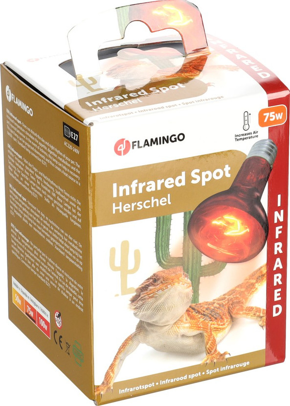 Flamingo f-405734 - Pet-Friendly Infrared Heat Spotlight for Healing