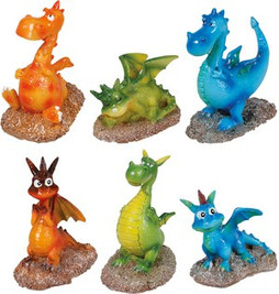 Flamingo f-406453 - Décoration Colorée pour Aquarium Dragon