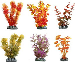 Flamingo f-406400 - Décoration Tropicale Plante Aquarium Cuba Orange