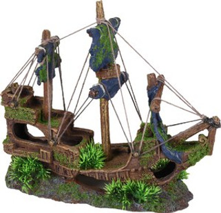 Flamingo f-410151 - Épave de Bateau pour Aquarium Amusante