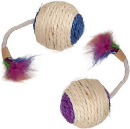 Flamingo f-46114 - Jouet Balle Sisal avec Clochette Intégrée