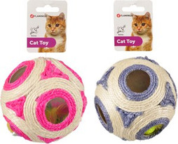 Flamingo f-46132 - Balle de Jeu Sisal avec Clochette pour Chat