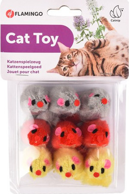 Flamingo f-46018 - Compagnon Douillet pour Chat Joueur