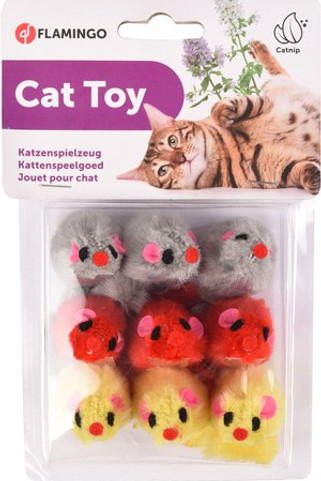 Flamingo f-46018 - Compagnon Douillet pour Chat Joueur