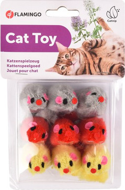 Flamingo f-46018 - Compagnon Douillet pour Chat Joueur
