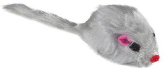 Flamingo f-46012 - Furry Fun Mouse Toy for Cats and Dogs