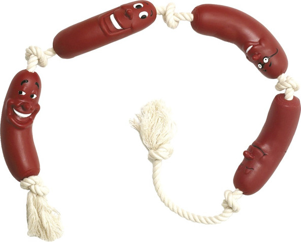 Flamingo f-45108 - Jouet Saucisse avec corde