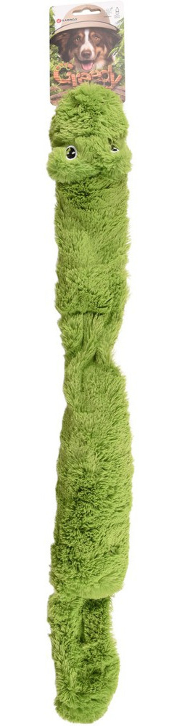 Flamingo f-48158 - Soft Chew Snake Plush Toy for Dogs