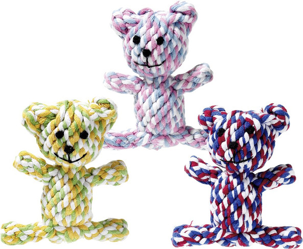 Flamingo f-47217 - Jouet Ours avec corde