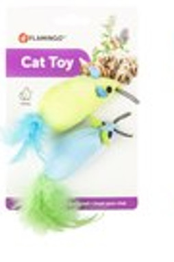 Flamingo f-47049 - Jouet Chaton Balle & Rouleau & Souris