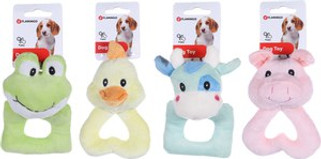 Flamingo f-47761 - Jouet Chiot Grenouille & Canard & Vache & Cochon