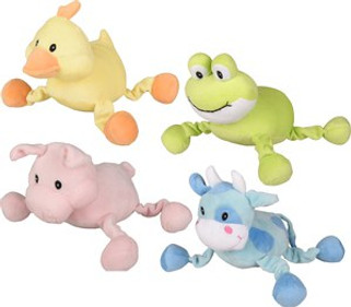 Flamingo f-47764 - Jouet Chiot Grenouille & Canard & Vache & Cochon