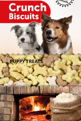 Flamingo f-501459 - Friandises Biscuit Puppy treats avec goût vanille