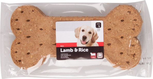 Flamingo f-501508 - Friandises Os pour chien Agneau & Riz