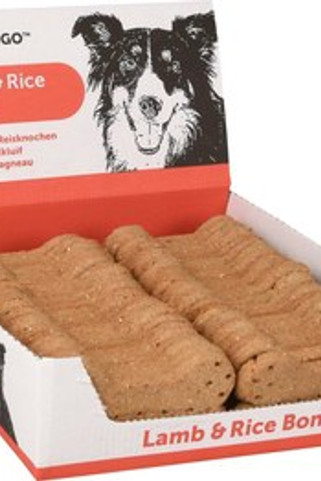 Flamingo f-501506 - Friandises Os pour chien Agneau & Riz