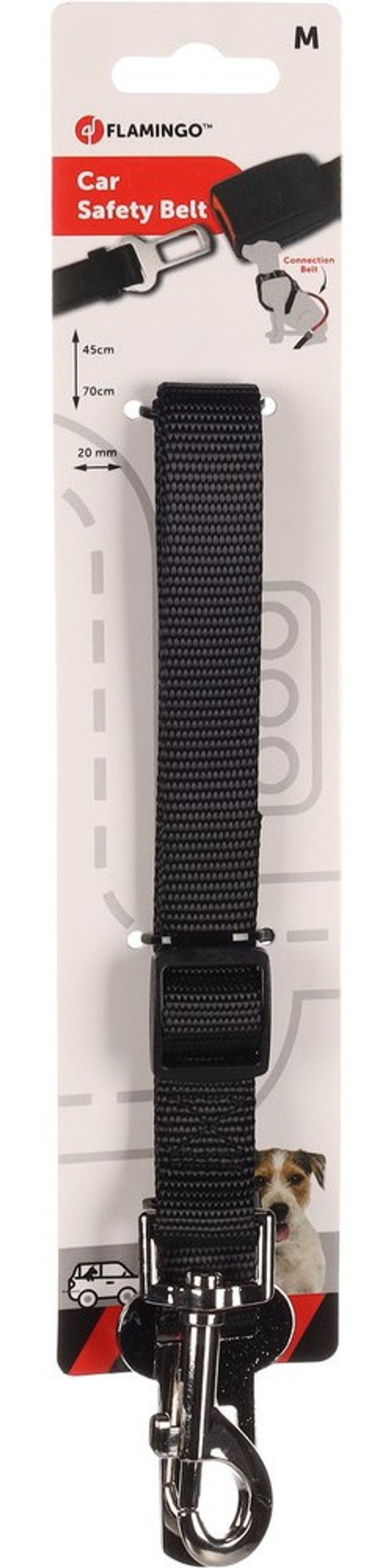 Flamingo f-502515 - Connecteur pour ceinture de sécurité de voiture
