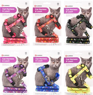 Flamingo f-505901 - Harnais de Sécurité pour Chat avec Laisse
