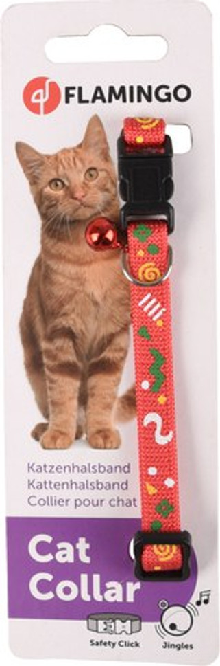 Flamingo f-505900 - Collier Surprise pour Chat Festif