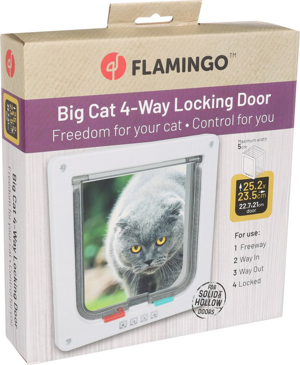 Flamingo f-507516 - Chatière 4 réglages
