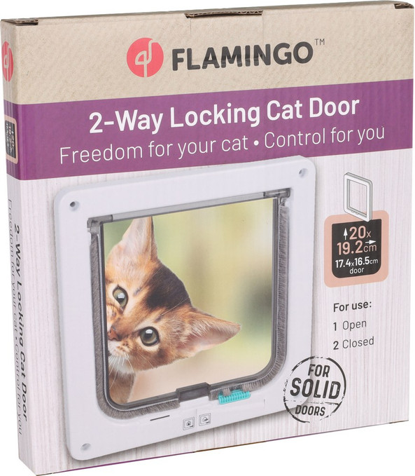 Flamingo f-507512 - Chatière 2 réglages