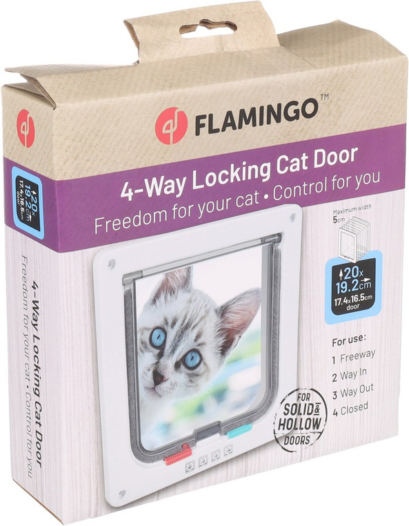 Flamingo f-507514 - Chatière 4 réglages