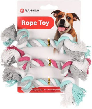 Flamingo f-507441 - Jouet Cordon avec 2 noeuds