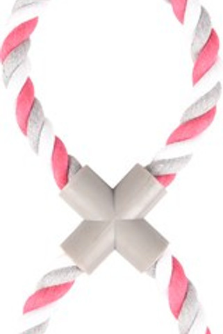 Flamingo f-507433 - Jouet Corde à tirer Forme en 8 Fuchsia