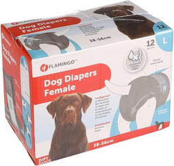 Flamingo f-510587 - High Absorbency Dog Diapers for Puppies and Adults