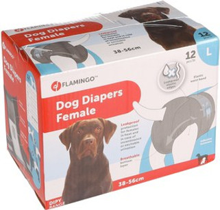 Flamingo f-510587 - High Absorbency Dog Diapers for Puppies and Adults