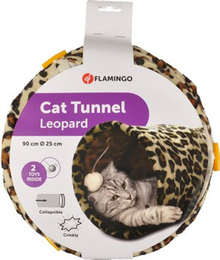 Flamingo f-507667 - Jouet Tunnel avec balle Brun