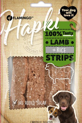 Flamingo f-511233 - Friandises Lanières Agneau & Riz