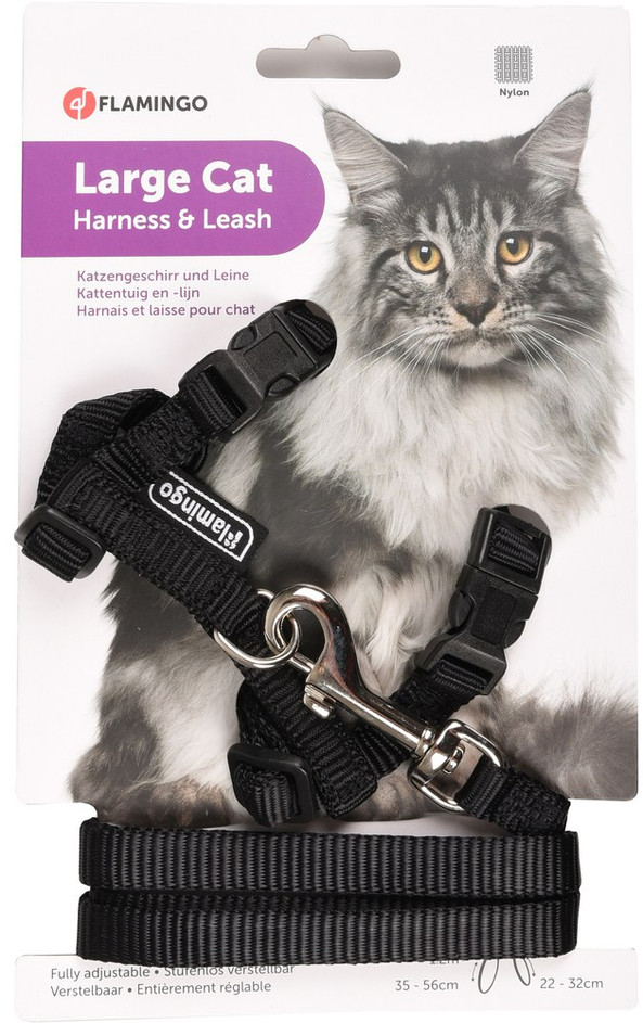 Flamingo f-511208 - Ensemble Harnais et Laisse Confort pour Chat