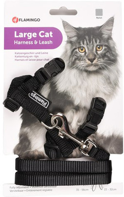 Flamingo f-511208 - Ensemble Harnais et Laisse Confort pour Chat