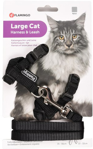 Flamingo f-511208 - Ensemble Harnais et Laisse Confort pour Chat