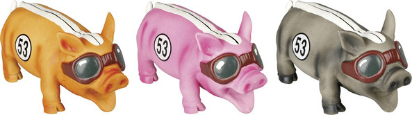 Flamingo f-512557 - Cochon Amusant en Latex pour Chiens