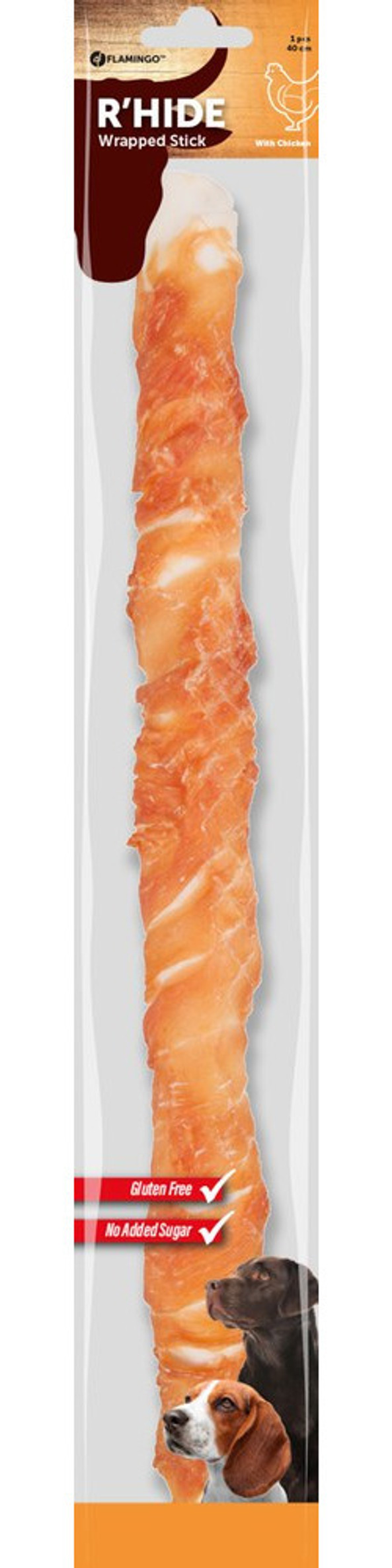 Flamingo f-514536 - Friandises Bâtonavec poulet 40cm 190gr