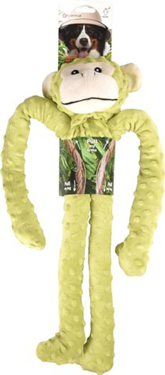 Flamingo f-515196 - Singe Vert en Peluche pour Chiens Amusant