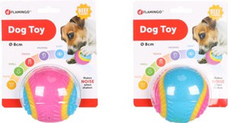 Flamingo f-515093 - Jouet Balle 5 Senses avec boeuf