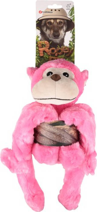 Flamingo f-515127 - Jouet Singe avec corde