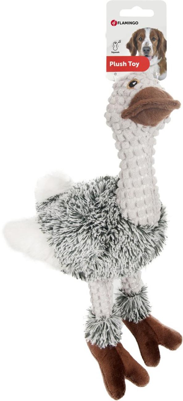 Flamingo f-515130 - Peluche Émeu Amusante avec Sifflet Intégré